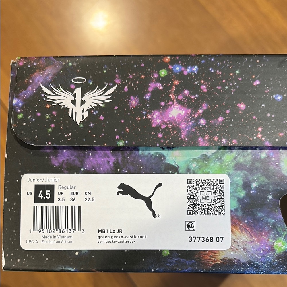 Puma MB1 Lo JR Galaxy Sneakers Box